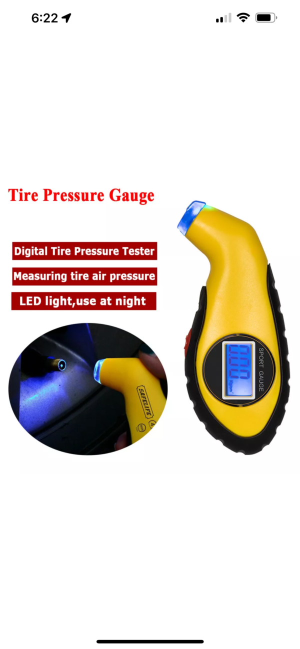 LCD Digital Tire Pressure Gauge