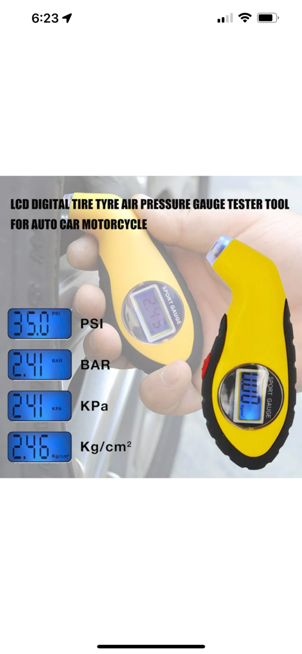 LCD Digital Tire Pressure Gauge - Image 9