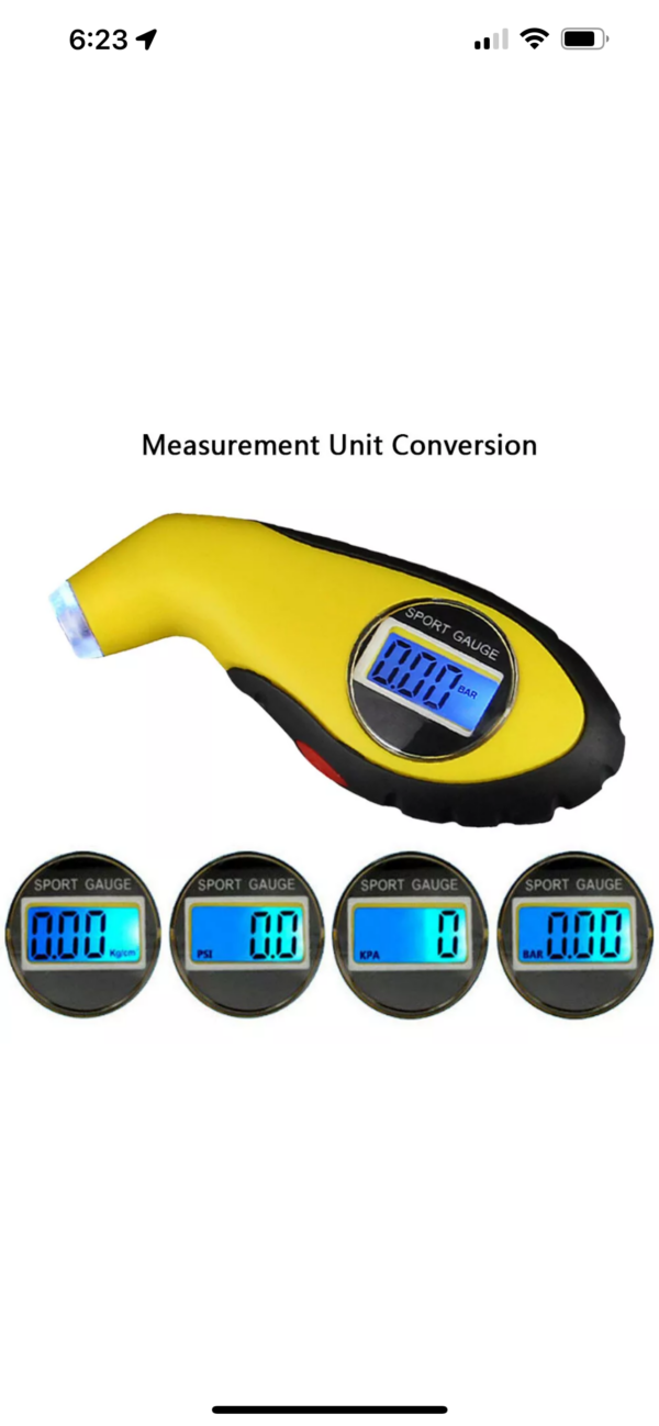 LCD Digital Tire Pressure Gauge - Image 6