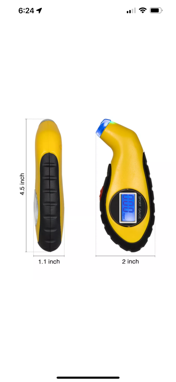 LCD Digital Tire Pressure Gauge - Image 3